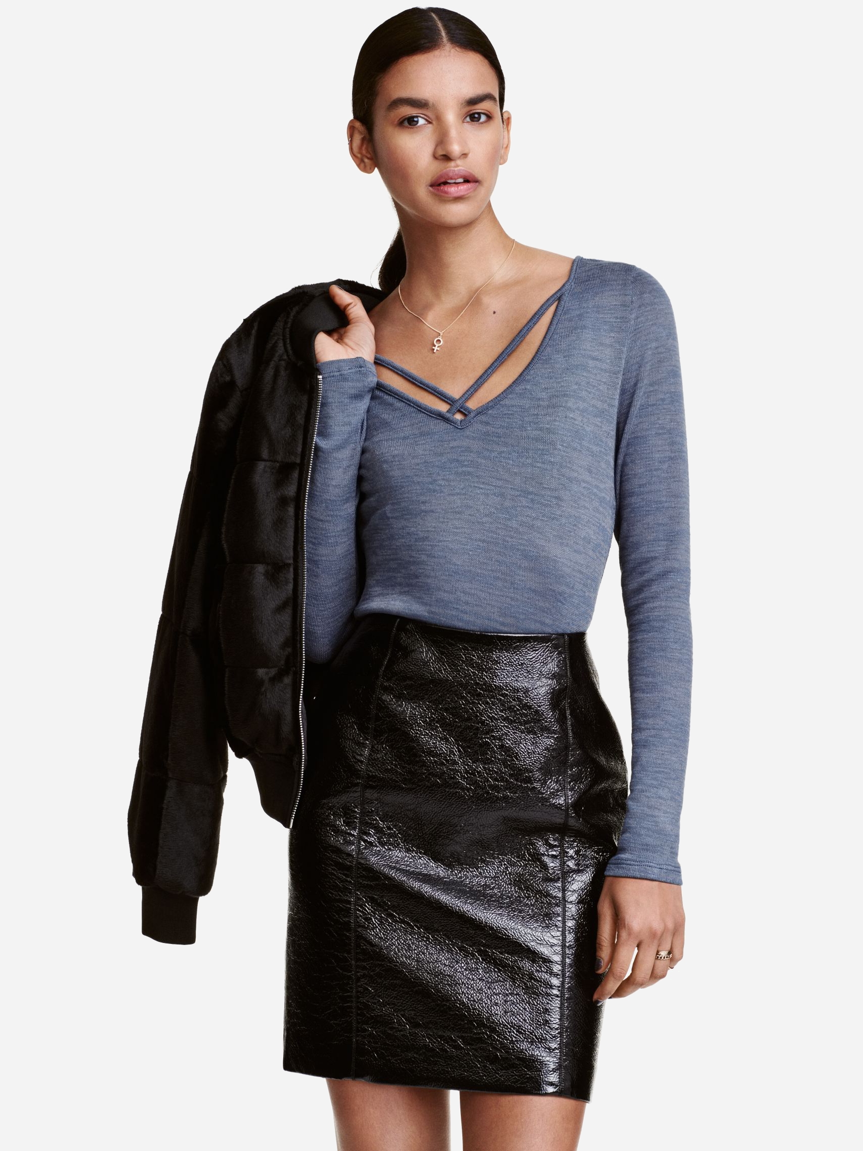 

Лонгслив H&M 02-0440121-005  Серый с голубым (СА2000001903520, Лонгслив H&M 02-0440121-005 L Серый с голубым (СА2000001903520)