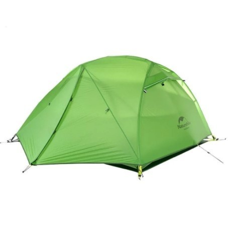 

Палатка Star River II (2-х местная) 20D silicone New version + footprint green (NH17T012-T)