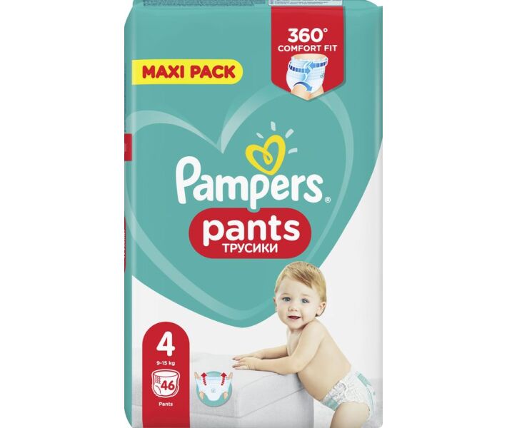 

Підгузники-трусики Pampers Pants 4 9-15 кг (bc-345476)