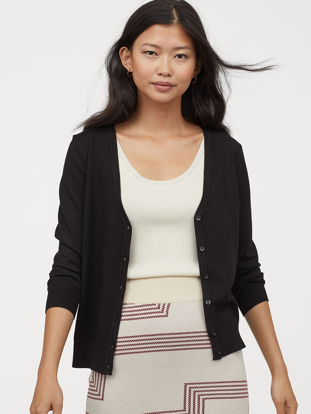 

Кардиган H&M 0732017_01  Черный, Кардиган H&M 0732017_01 XL Черный