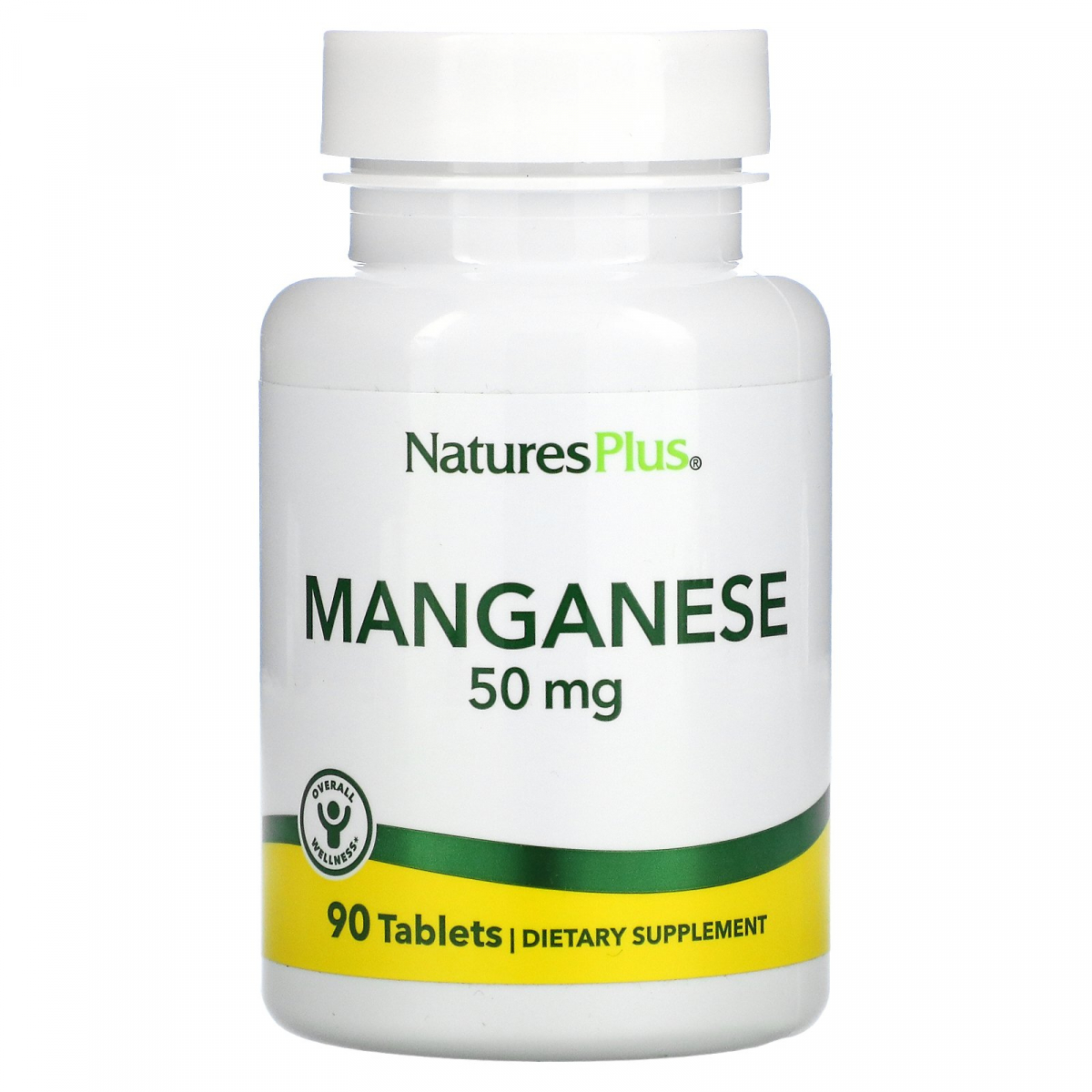 

Марганец Nature's Plus (Manganese) 50 мг 90 таблеток
