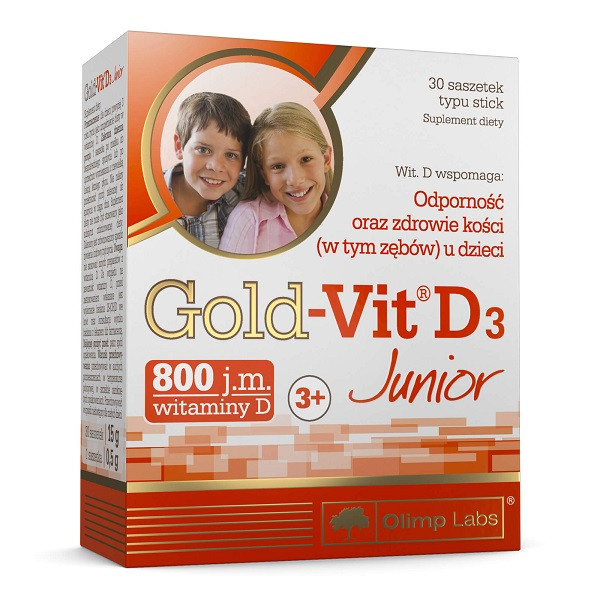 

Витамины для детей Olimp Gold Vit D3 Junior 30 пакетов