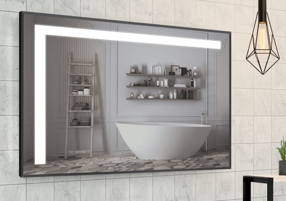

Зеркало в алюминиевой раме c LED подсветкой Smart Mirror сенсорное Parma-R 80 x 80 см