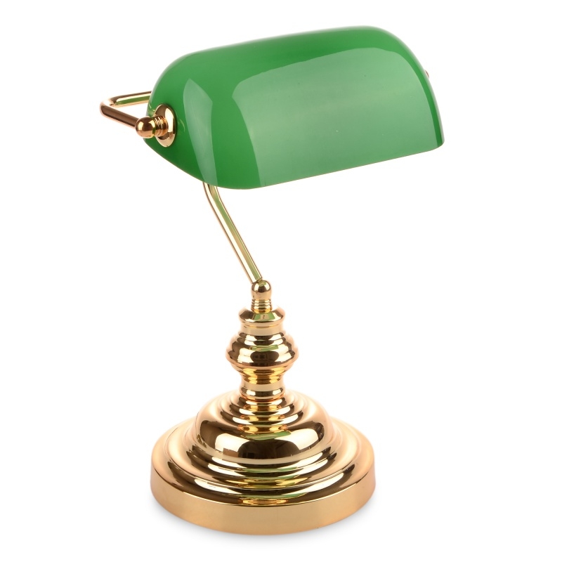 

Настольная лампа банковская зеленая MTL-51S PB/GREEN Brille 182161