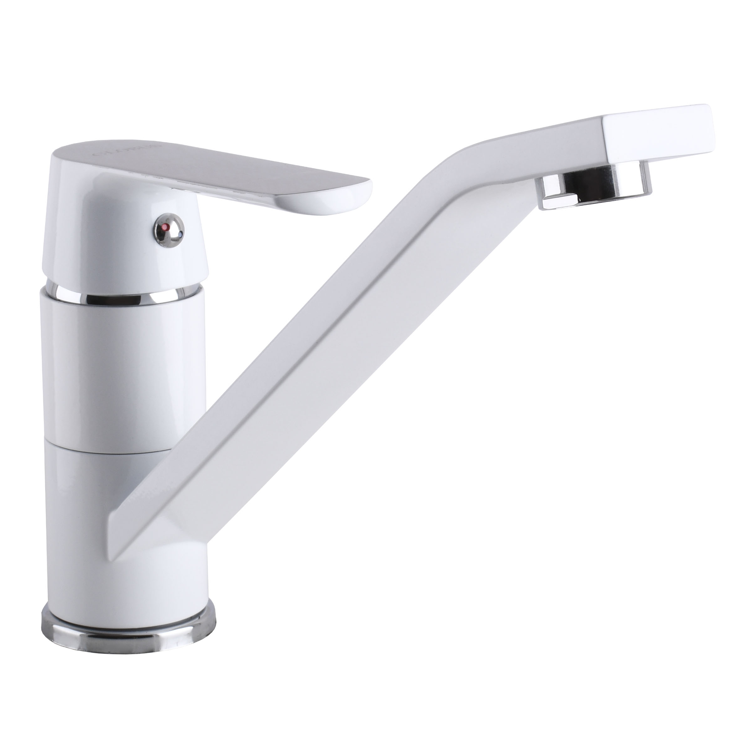 

Cмеситель для умывальника однорычажный GLOBUS LUX Laguna GLA-0203Q-7-WHITE белый латунь 000022565