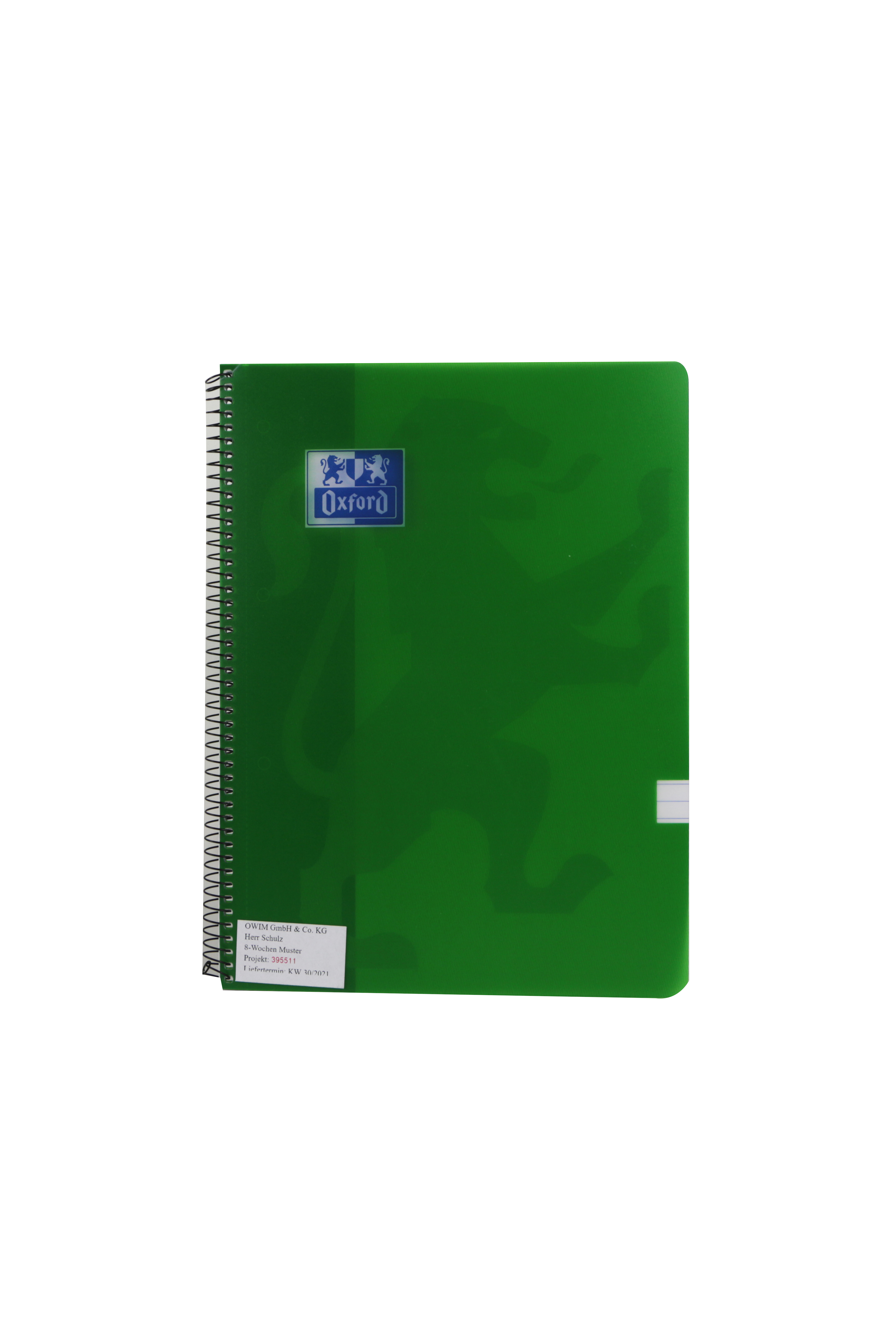 

Тетрадь А4 в линейку Oxford Oxford зеленый CO-690043