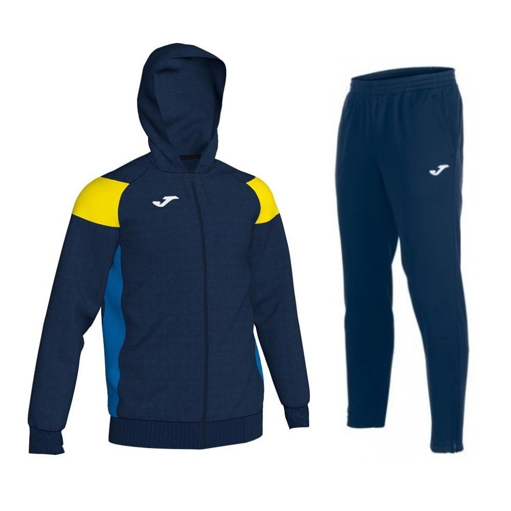 

Спортивный костюм с капюшоном Joma CREW III темно-сине-желтый 153-164 см 101271.339_100165.300