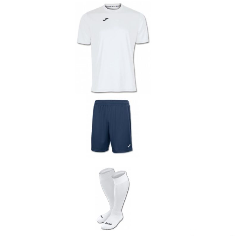 

Комплект футбольной формы белый Joma COMBI №7 2XS