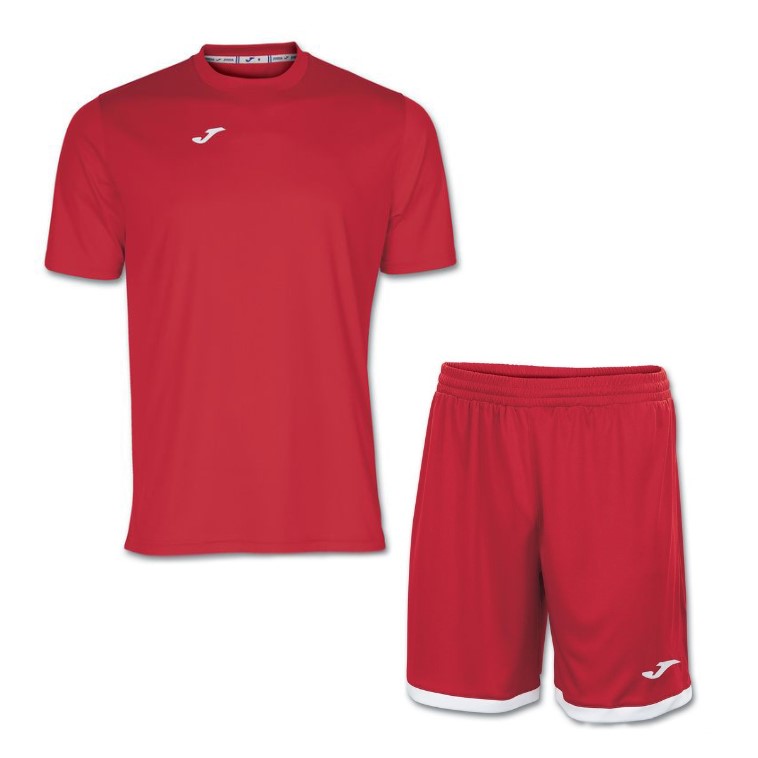 

Комплект футбольной формы Joma COMBI красный 2XS 100052.600_100006.600