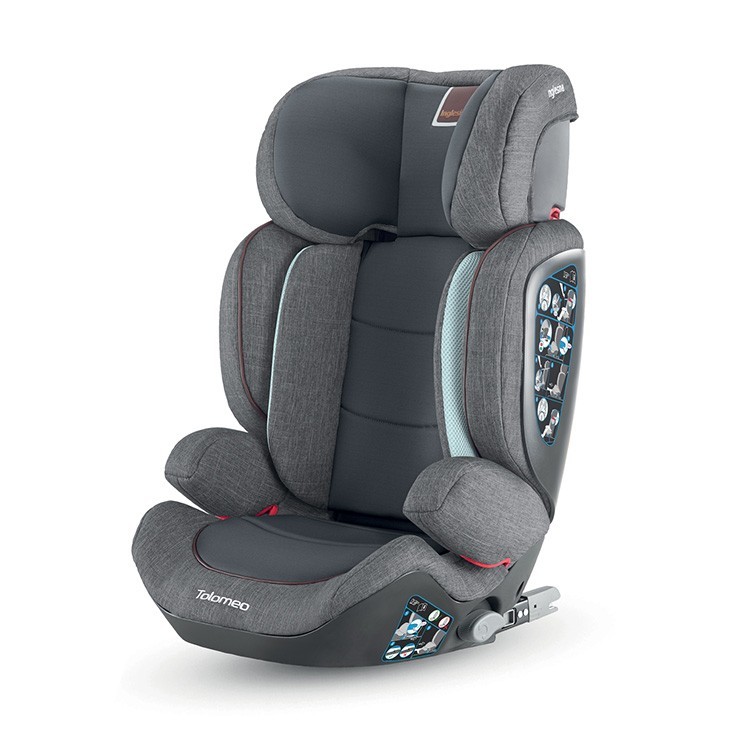 

Детское автокресло Inglesina Tolomeo I-Fix гр. 2-3 15-36 кг Grey