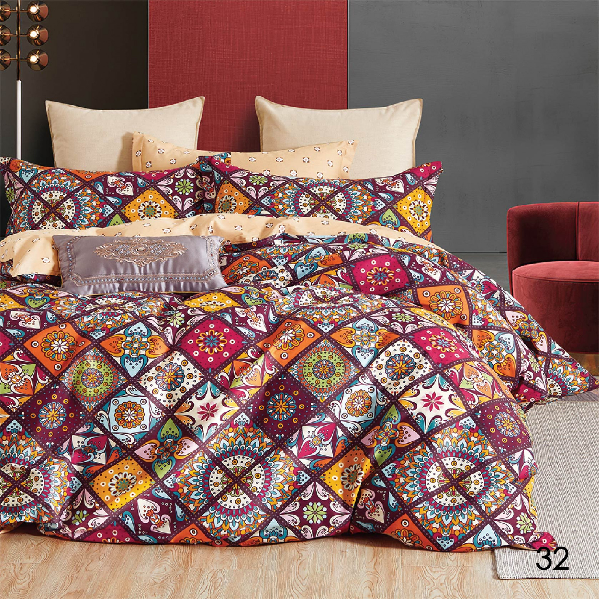 

Постельное белье Viluta Isleep сатин Twill 32 (Евро)