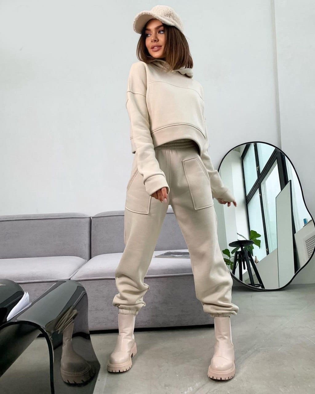 

Костюм SK House мод374 - Молочный, Костюм SK House мод374 42-44 Молочный