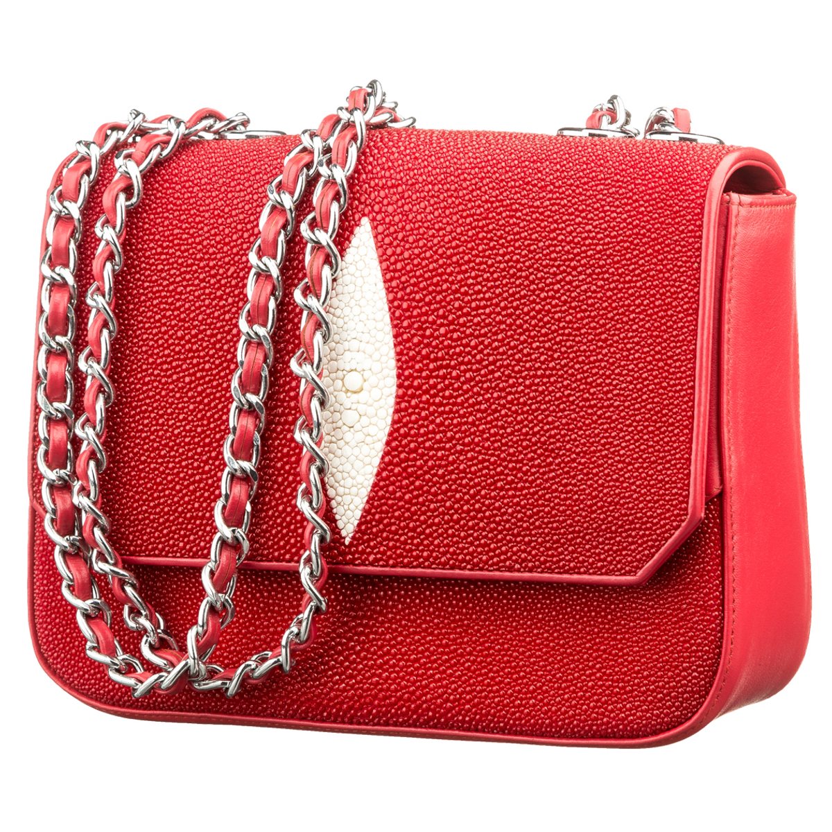 

Клатч женский STINGRAY LEATHER 18508 из натуральной кожи морского ската Красный