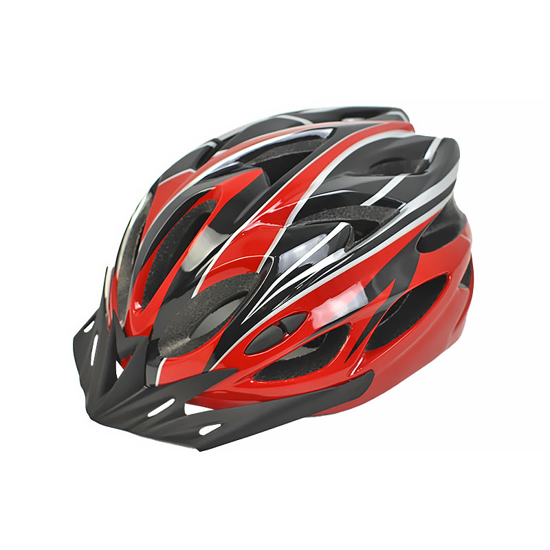 

Велосипедный шлем Helmet Н-012F Black + Red защитный велошлем