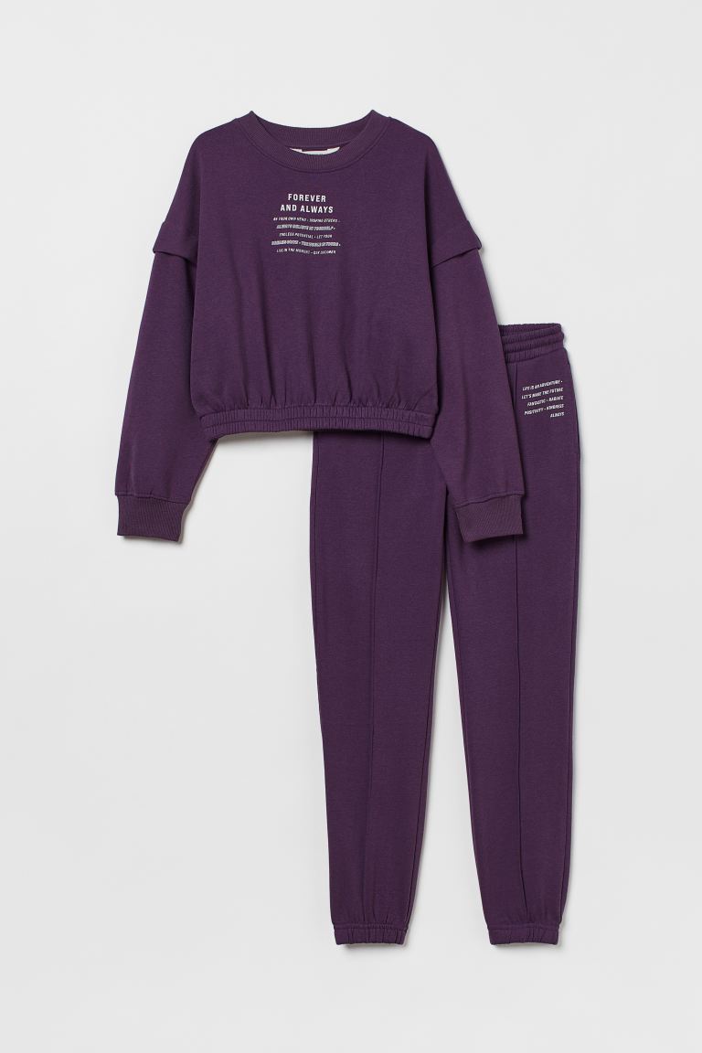 

Спортивний костюм (світшот і джогери) H&M 9S057 164 см 13-14 р Темно-фіолетовий (P-6910806231257)