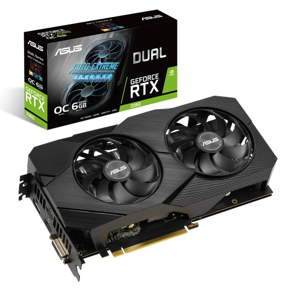 

Видеокарта Asus GeForce RTX 2060 Dual Evo OC 6GB GDDR6 (90YV0CH2-M0NA00)