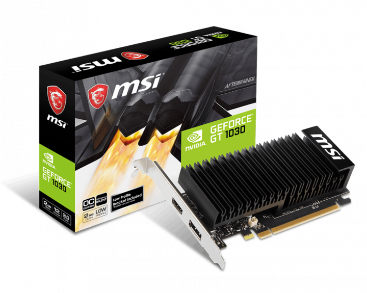 

Видеокарта MSI GeForce GT 1030 2GB OC GDDR4