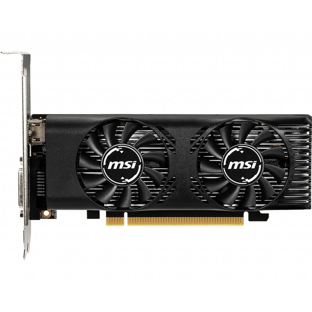 

Видеокарта MSI GeForce GTX 1650 4GT LP OC 4GB GDDR5