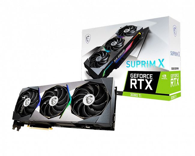 

Видеокарта MSI GeForce RTX 3080 Ti SUPRIM X 12GB GDDR6X
