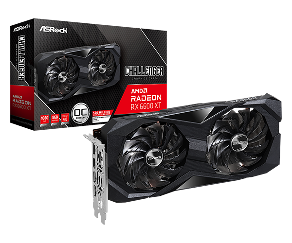 

Видеокарта Asrock Radeon RX6600 Xt Challenger D 8GB GDDR6 Oc