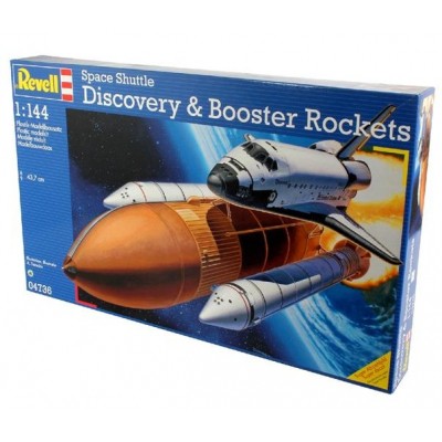 

Сборная модель Revell Космический шаттл Discovery уровень 4 масштаб 1:144 (RVL-04736)