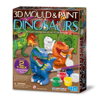 

Набор для творчества 4М создания 3D-фигурок из гипса Динозавры (00-04777)