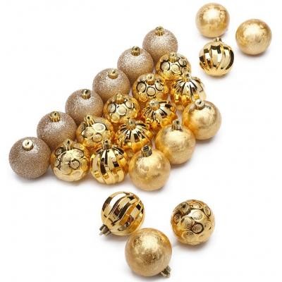 

Елочная игрушка ColorWay Merry Christmas mix 24шт (6см) GOLD_OEM (CW-MCB624GOLD_OEM)