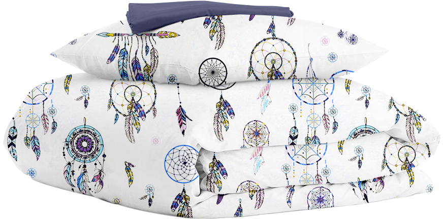 

Комплект детского постельного белья Cosas Dreamcatcher Blue 110х140 см Dark Blue