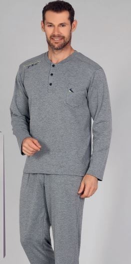 

Мужской пижамный костюм Bon(брюки + футб.дл.рук) 5383 серый, Мужской пижамный костюм Bon(брюки + футб.дл.рук) 5383 серый 2XL