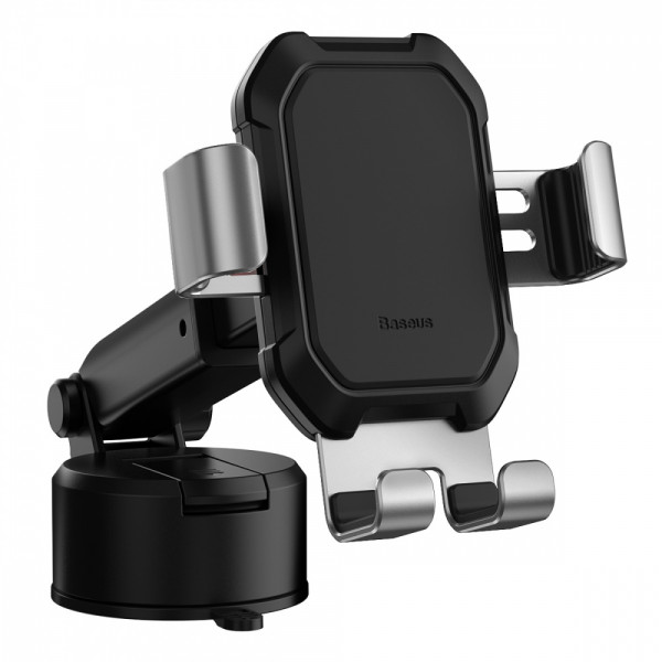 

Автодержатель Baseus Tank Gravity Car Mount With Suction Base silver