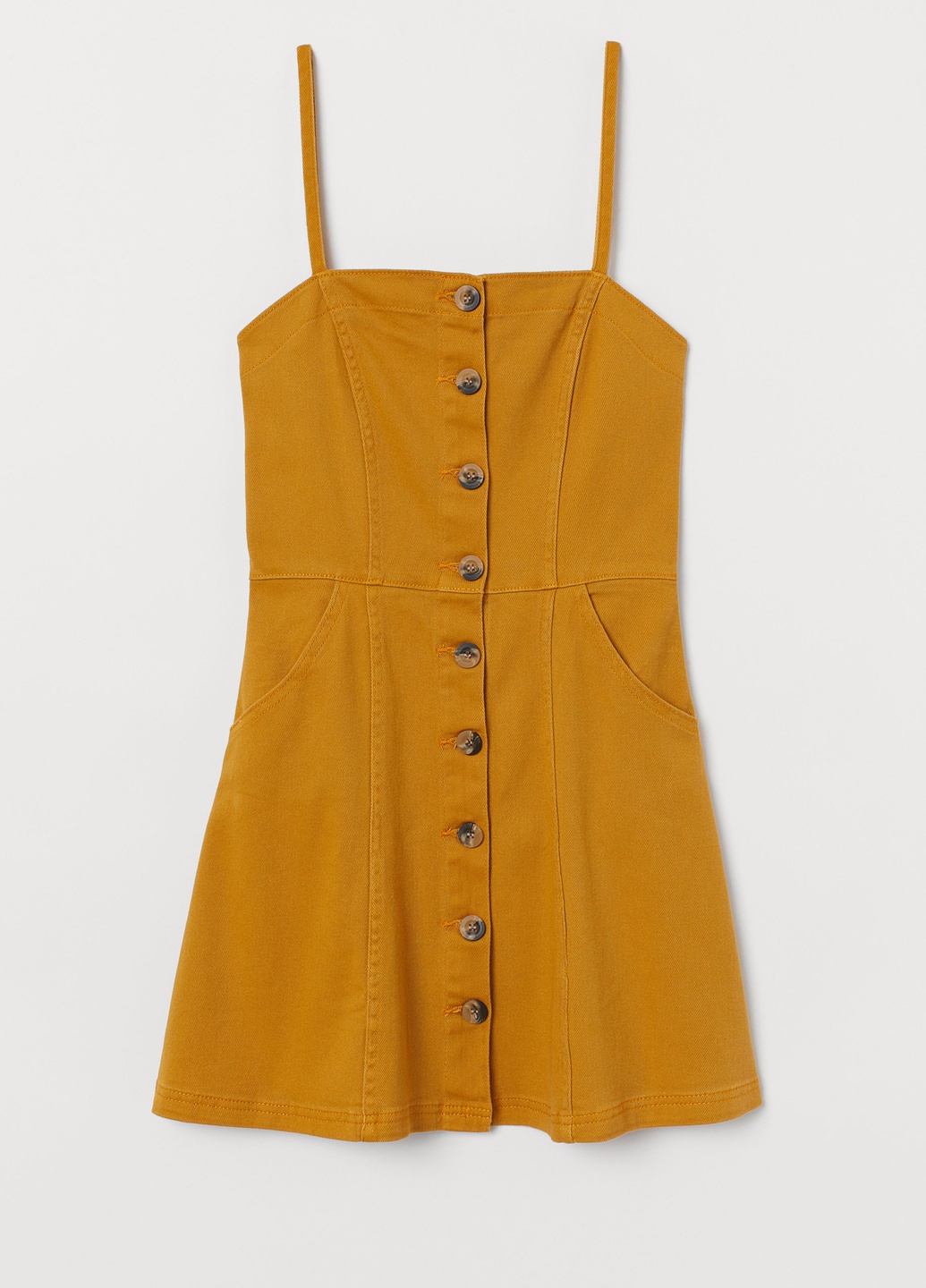 

Сарафан H&M  Горчичный 0784432, Сарафан H&M 34 Горчичный 0784432