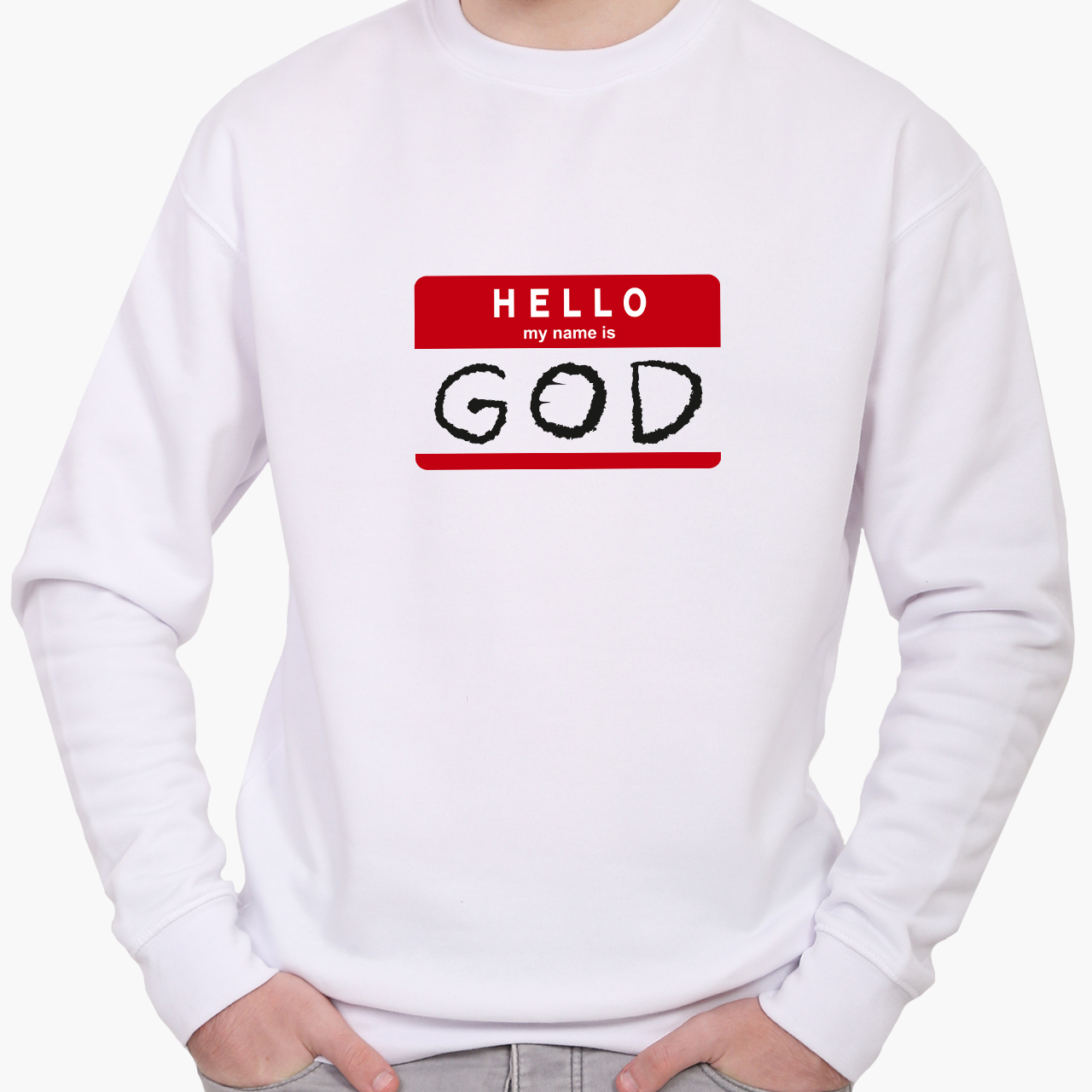 

Свитшот мужской Привет меня зовут Бог (Hello, my name is God) (8771-2004) Белый, Свитшот мужской Привет меня зовут Бог (Hello, my name is God) (8771-2004) Белый L