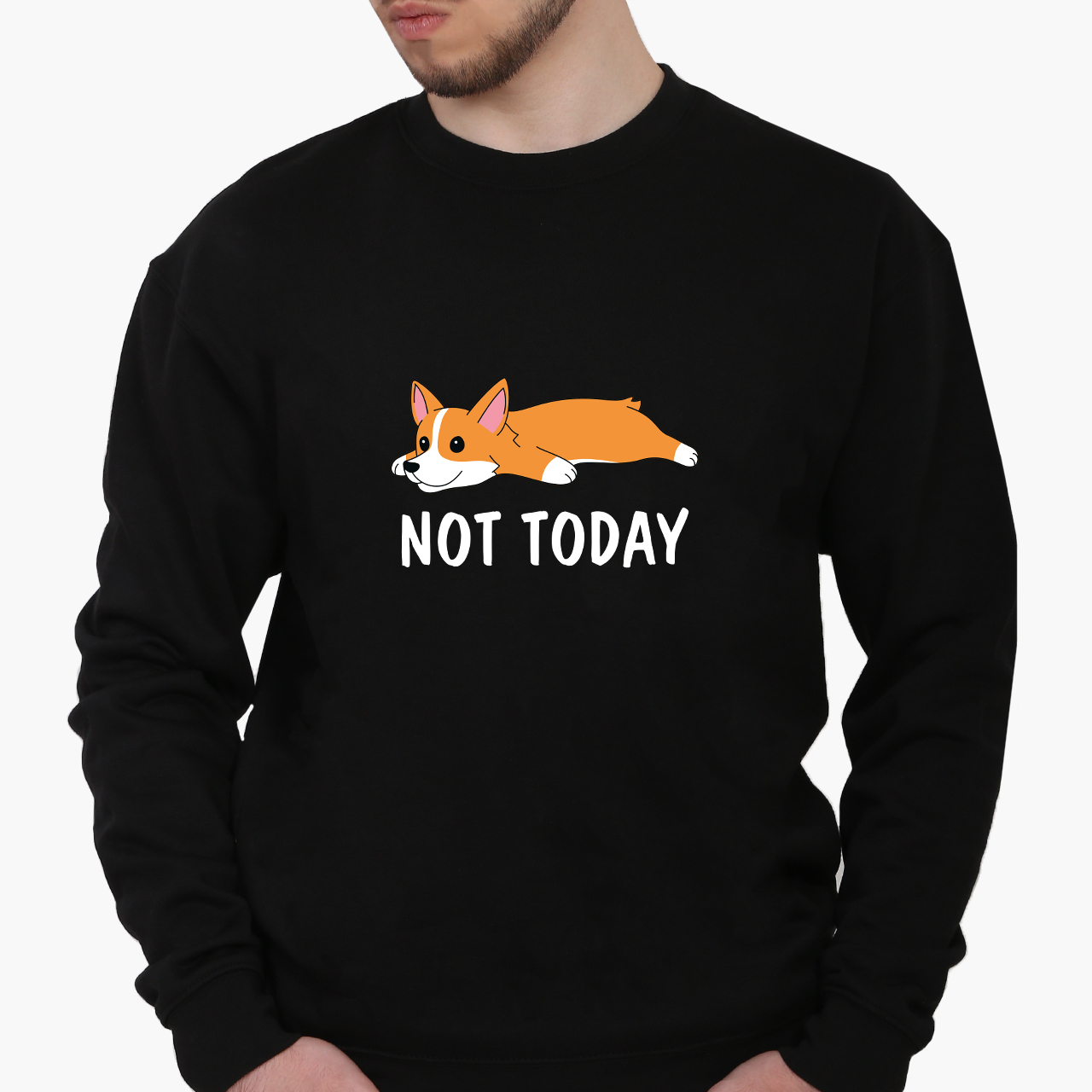 

Свитшот мужской надпись Не сегодня (Not Today) (8771-2019) Белый, Свитшот мужской надпись Не сегодня (Not Today) (8771-2019) Белый XS