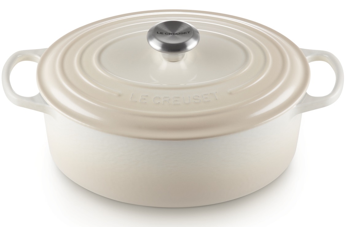 

Кастрюля Le Creuset Meringue 4,7 л 29 см овальная чугунная