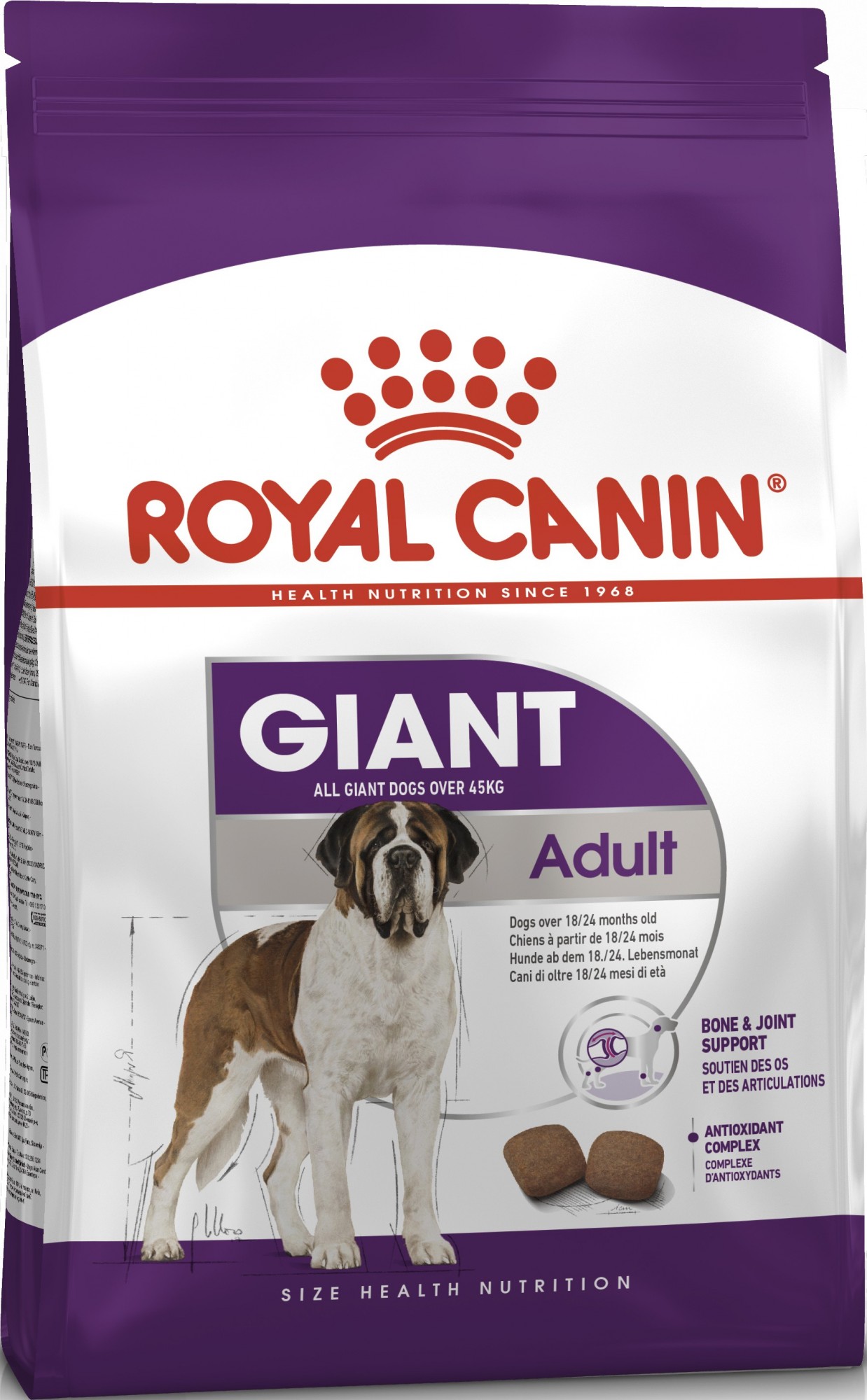 

Сухой корм для собак Royal Canin Giant Adult 15 кг полноценный рацион для очень крупных пород