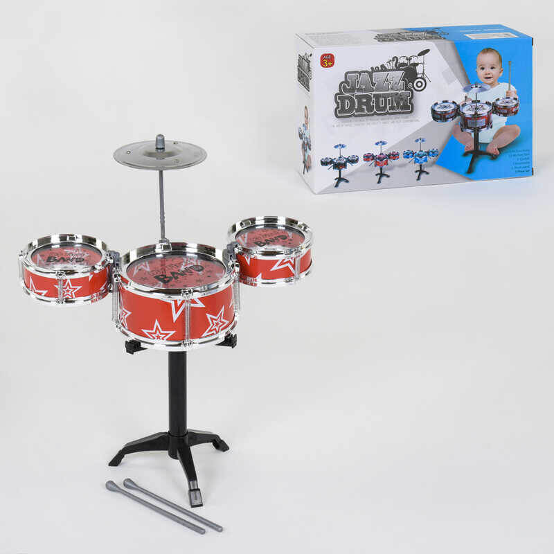 

Барабанная установка с палочками 3303 A-Toys (3303)