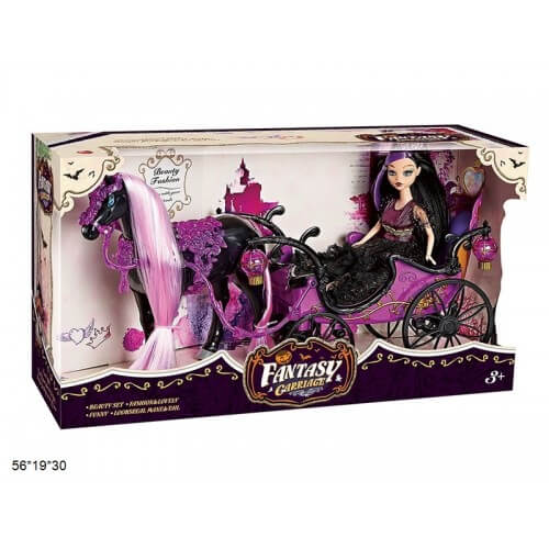 

Карета с куклой и куклой на батарейках 408A A-Toys (408A)