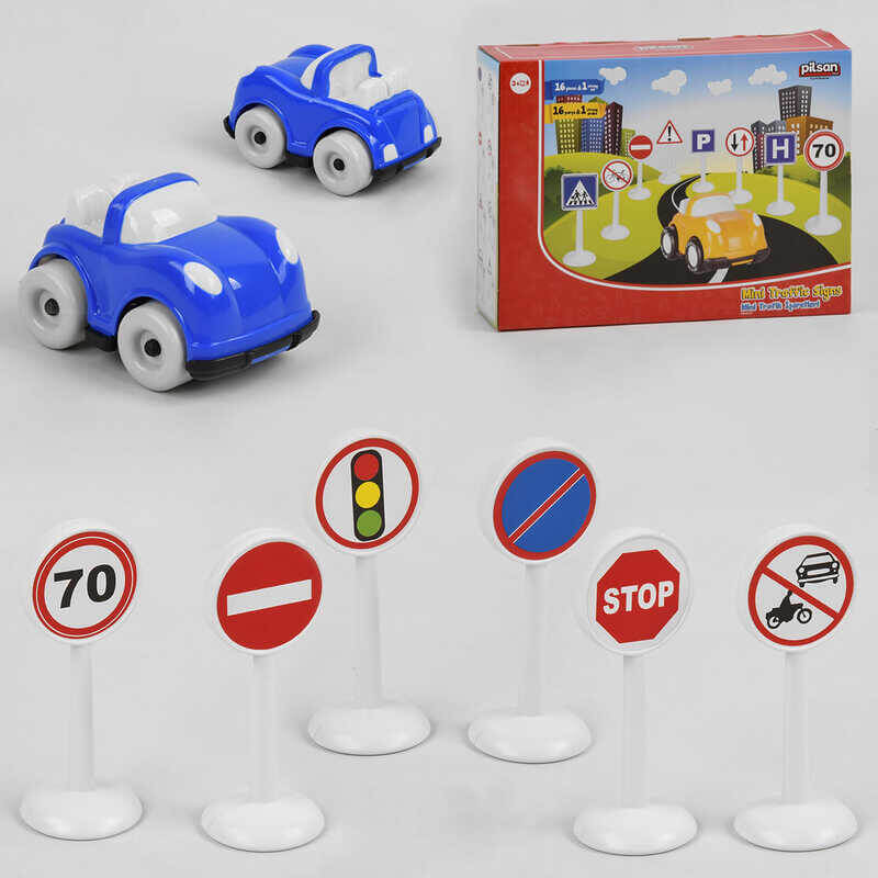 

Набор дорожных знаков Pilsan Mini Traffic Signs 03-273 Pilsan (03-273)