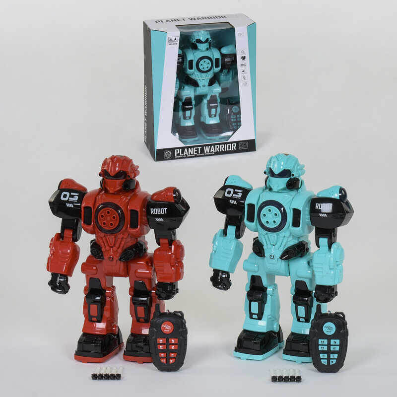 

Робот на радиоуправлении стреляющий на батарейках 601A601B A-Toys (601A/601B)