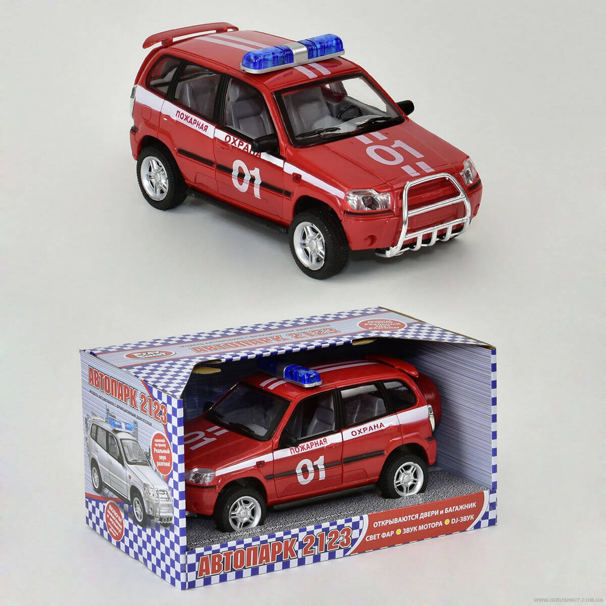 

Игрушечная «Шевроле Нива 2123» пожарной охраны Play Smart (9079-E)