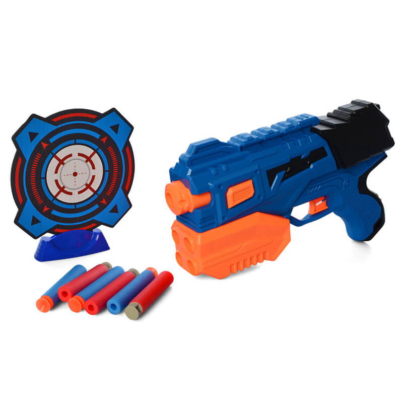 

Бластер на поролонових патронах (6 штук) с мишенью XH9938 A-Toys (XH9938)