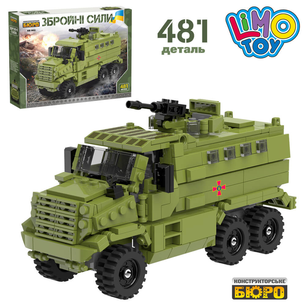 

Конструктор Limo Toy «Военная серия» военная техника 481 деталь KB 002 Limo Toy (KB 002)