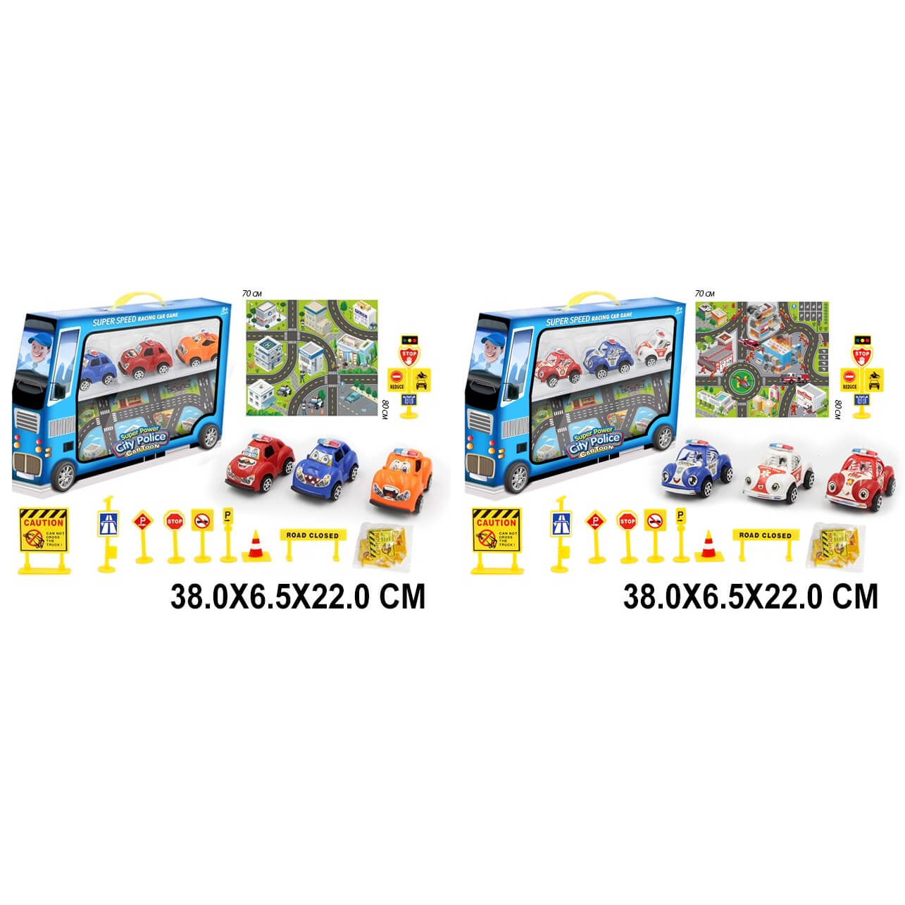 

Игровой коврик Rally с машинками и знаками 2 вида 2021E-F A-Toys (2021E-F)