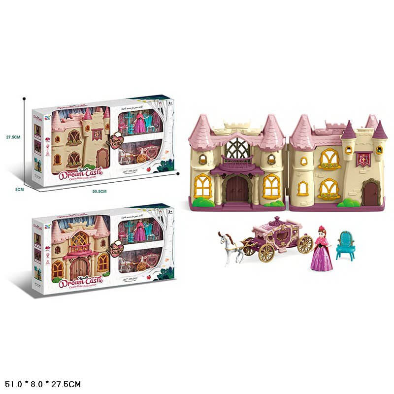 

Замок для кукол с фигуркой и каретой KDL-05A A-Toys (KDL-05A)