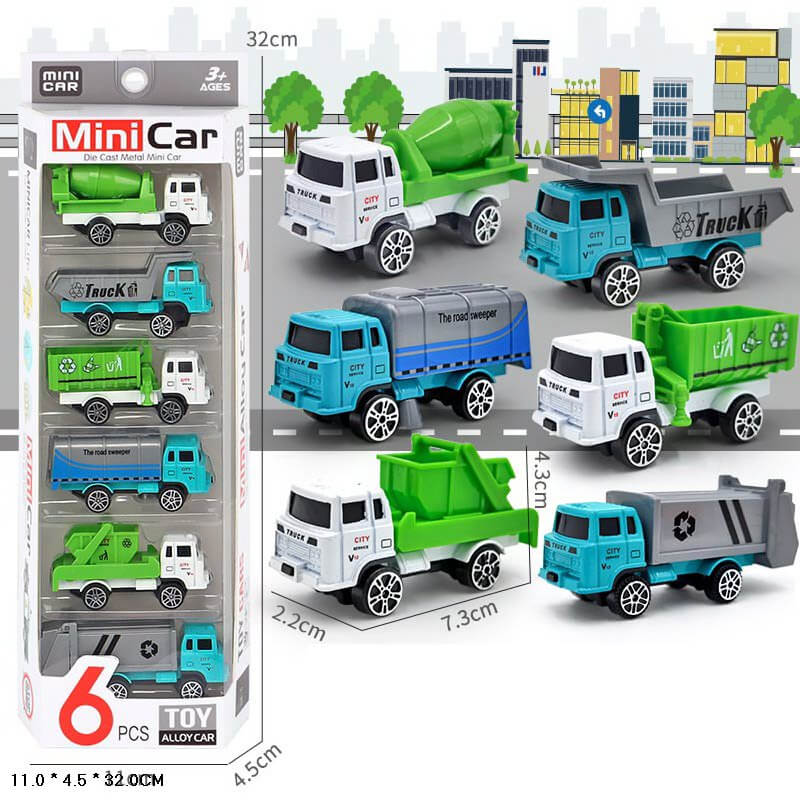 

Набор транспорта стройтехника 6 машин 6081 A-Toys (6081)