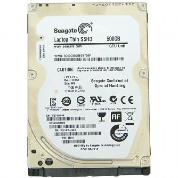 

HDD 2.5" SATA 500Gb Seagate Laptop Thin SSHD 64MB 5400rpm (ST500LM000)