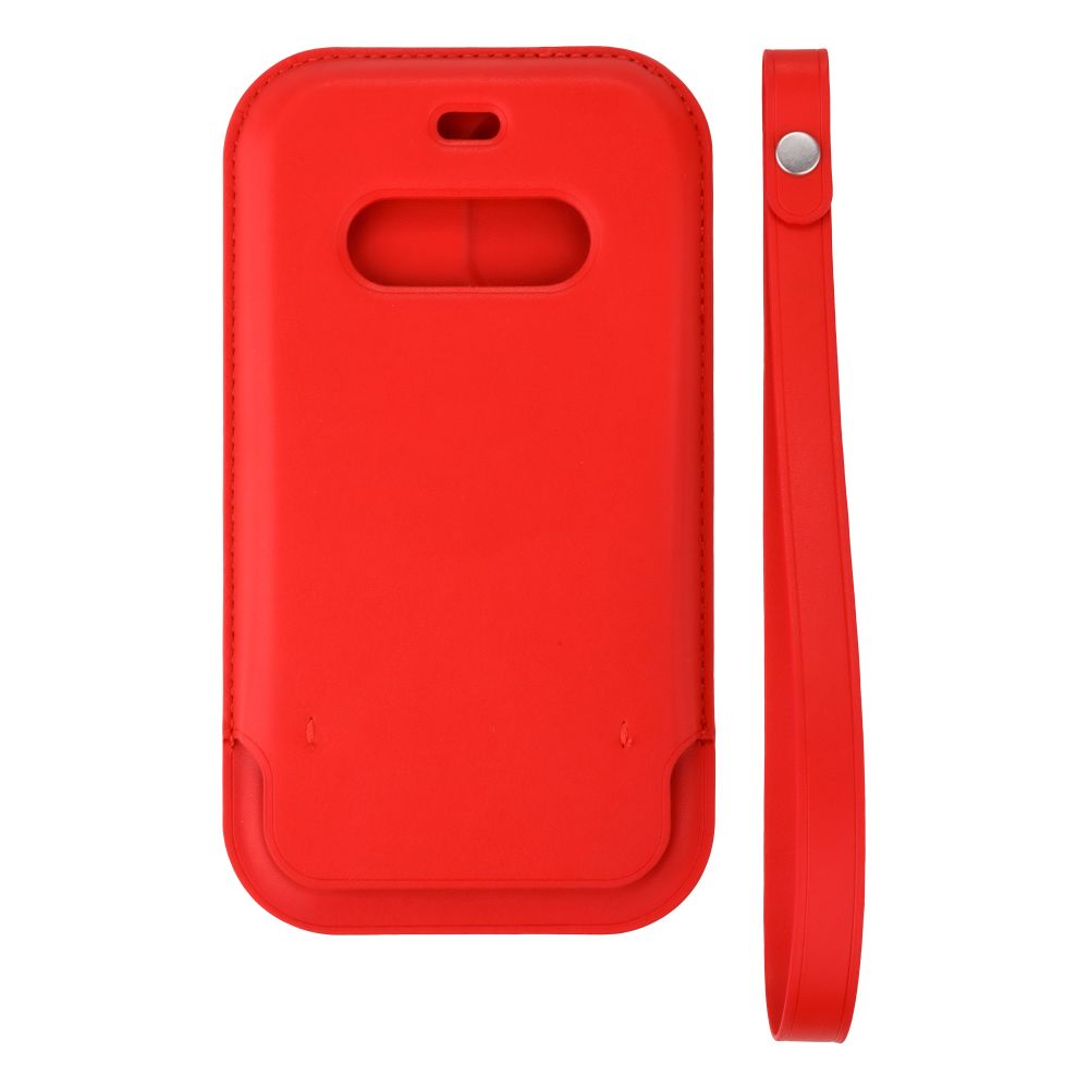 

Чехол Space MagSafe Leather Sleeve Case Full Size для Apple iPhone 12 / Apple iPhone 12 Pro Red