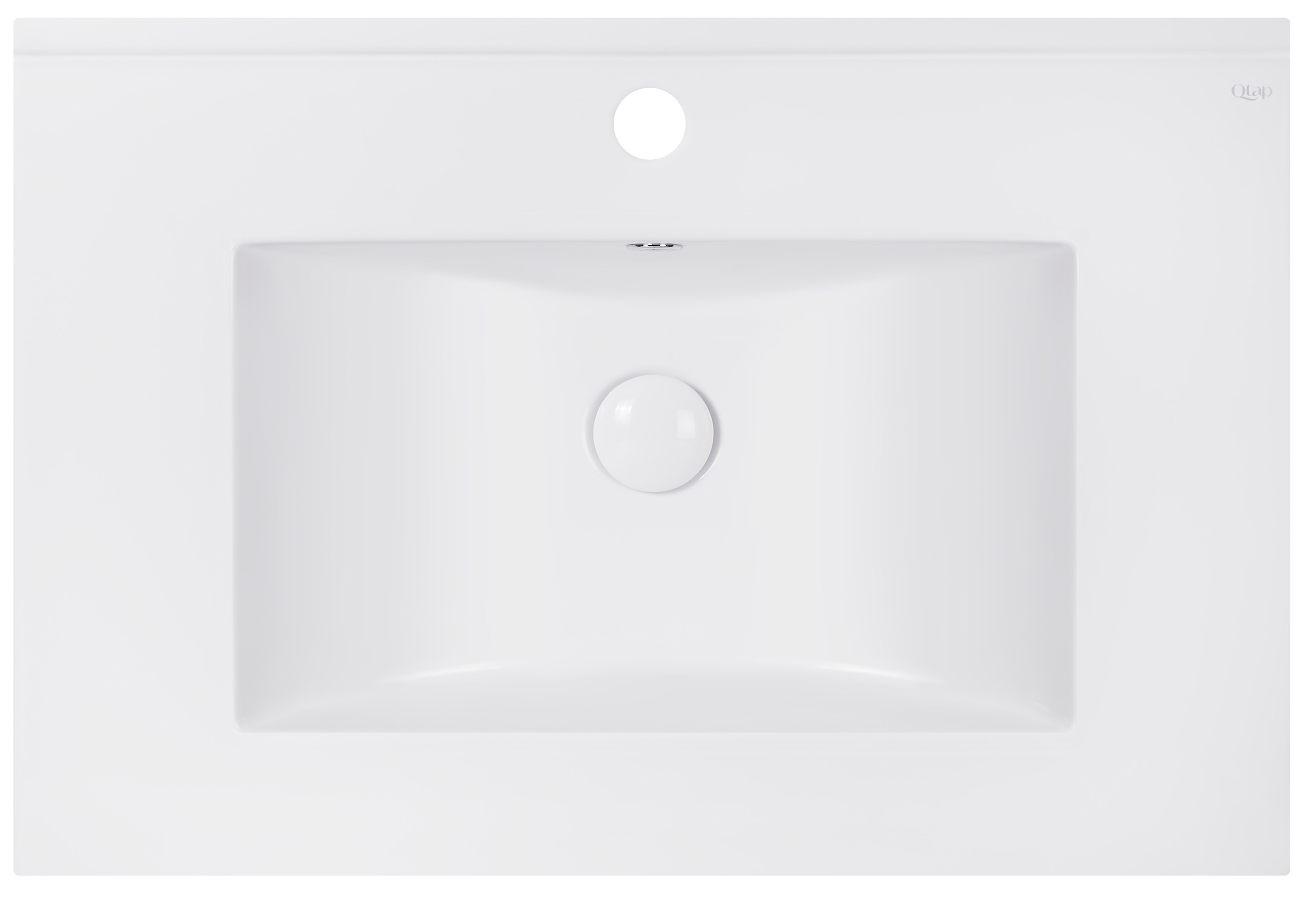 

Раковина QTAP Albatross E 700х460х180 White с донным клапаном QT01119070EW