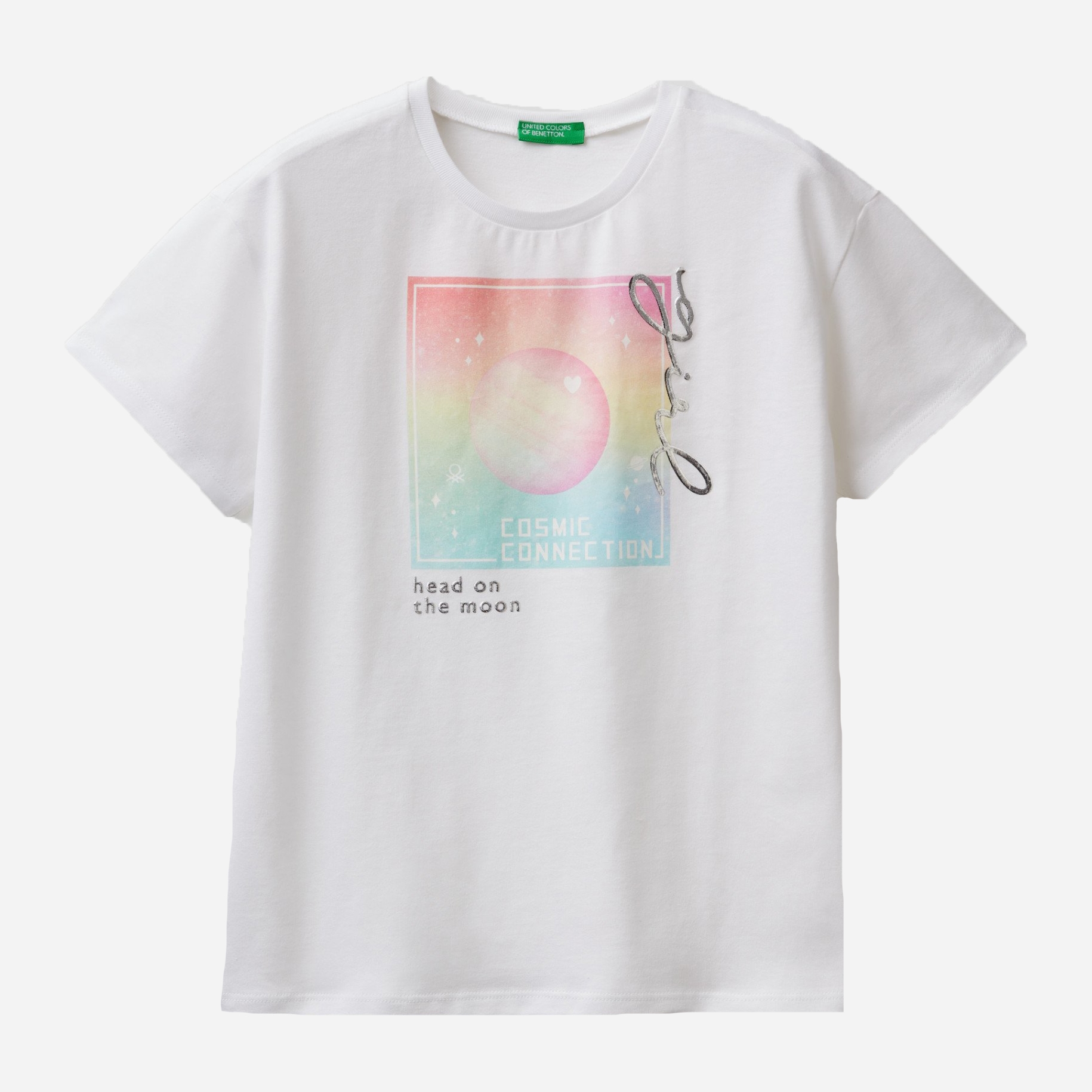 

Футболка United Colors of Benetton 3096C102H.G-101 120 см Белая