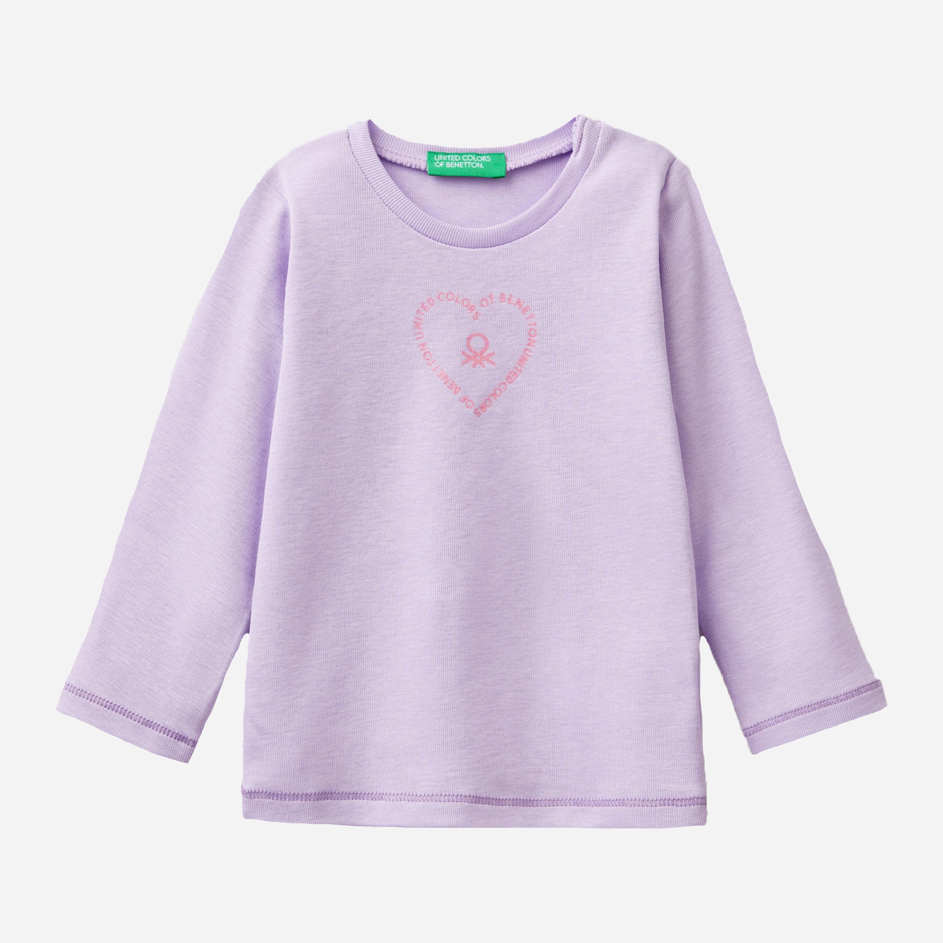 

Свитшот United Colors of Benetton 3I9WC151Q.P-07W 82 см Сиреневый